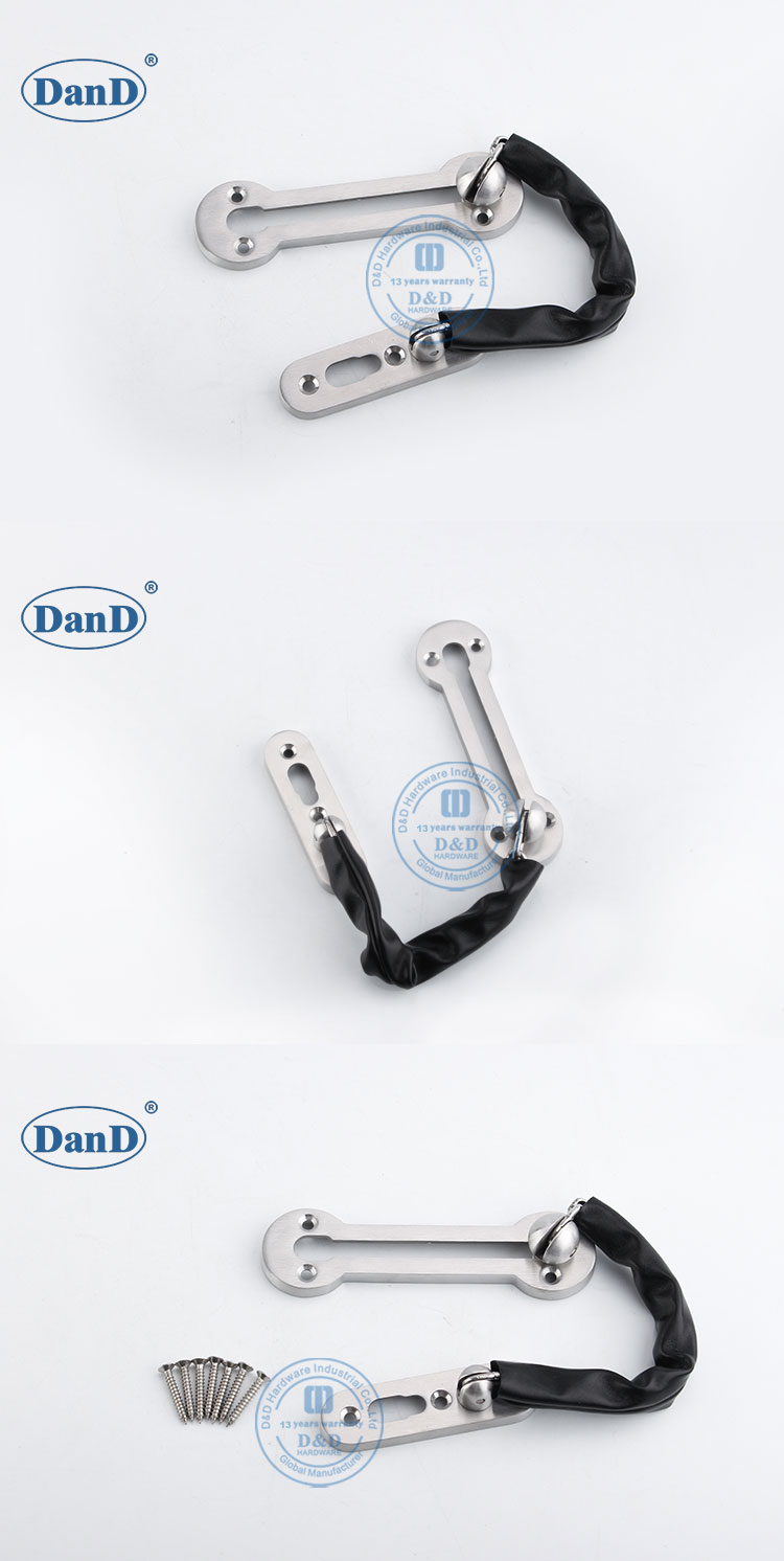 Cadena de puerta de acero inoxidable