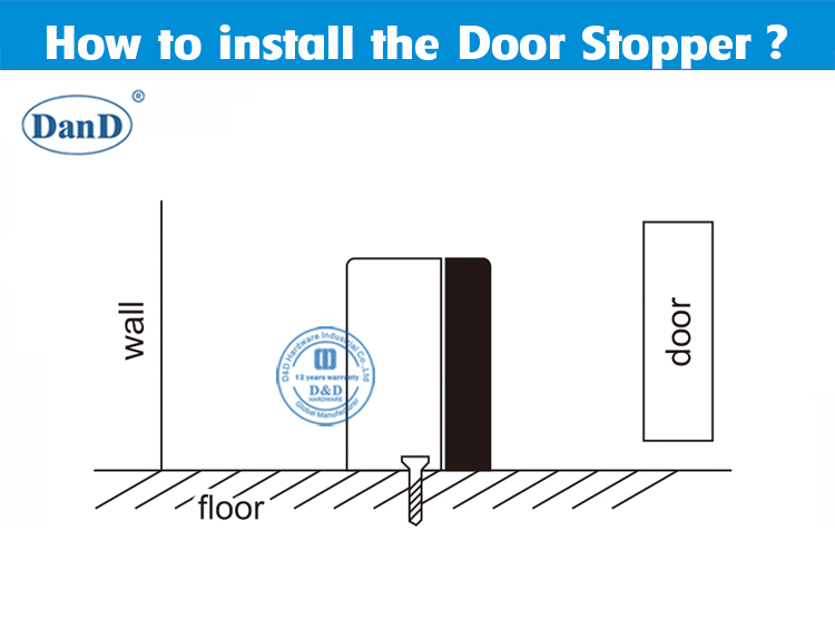 Hardware de parada y D de puerta de piso
