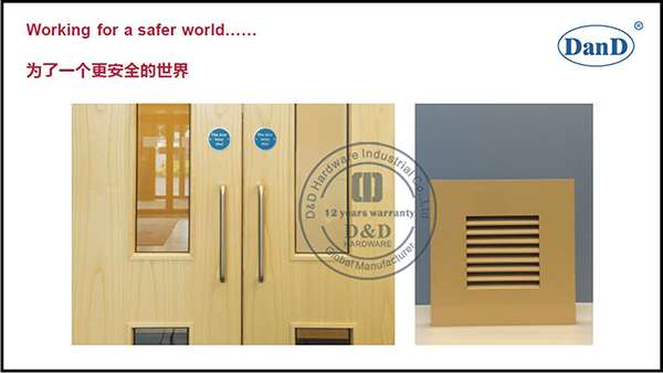 C&oacute;mo mantener hardware bisagras de las puertas de fuego d y d