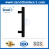 Manijas de metal negro de acero inoxidable manijas de las puertas de vidrio para la venta-ddph033