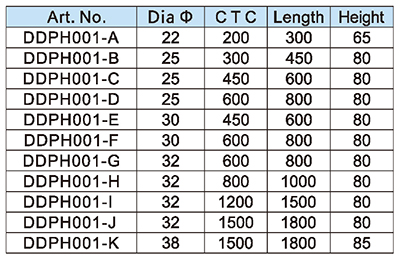 Manija de puerta comercial