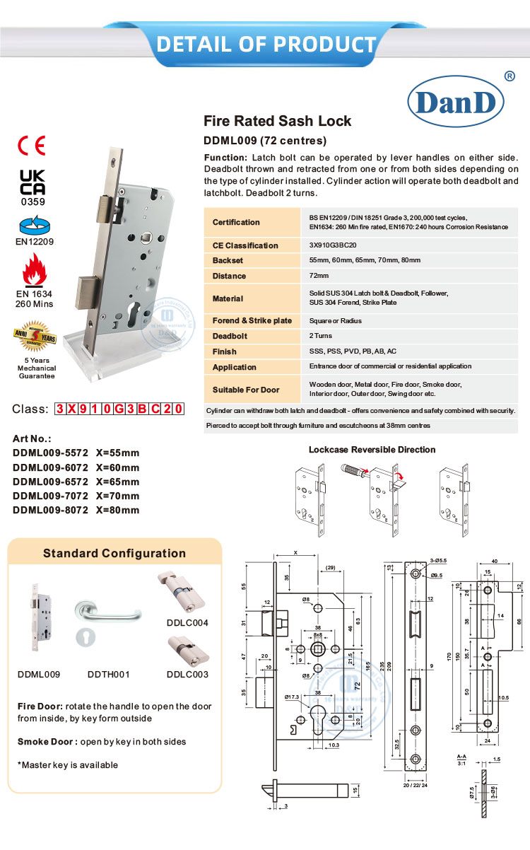 Cerradura de puerta de seguridad