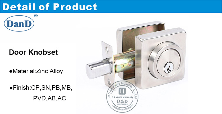 Metal Puerta Lockset-ddlk021-dy hardware