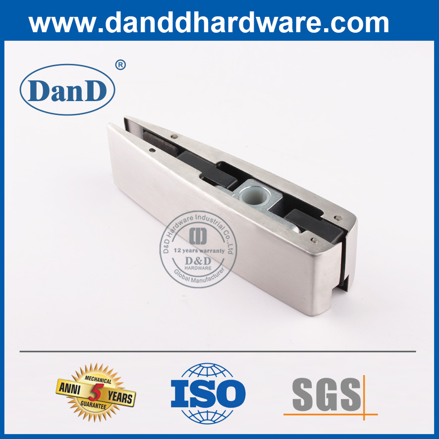 SUS304 Ajuste de parche superior de alta calidad para puerta de vidrio doble-DDPT007