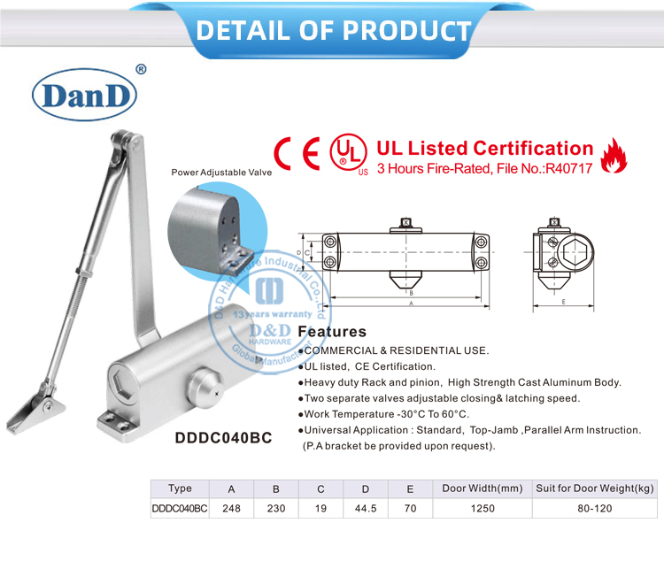 Puerta cargada de resorte m&aacute;s cerca
