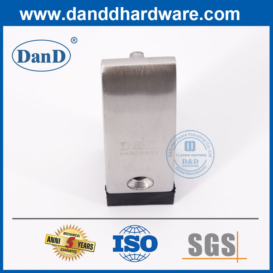 Tope de puerta exterior de acero inoxidable para seguridad para la puerta comercial de puertas hardware-ddds013