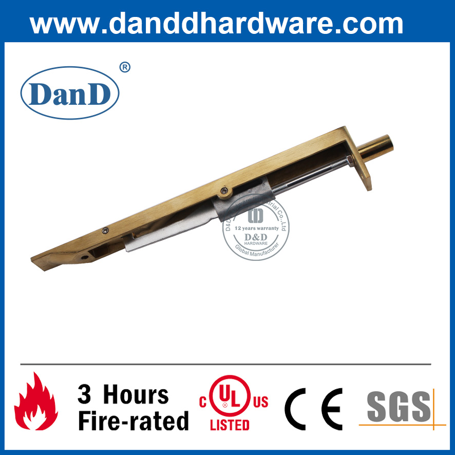 Tornillo de puerta de la puerta del raso de satén de acero inoxidable para la puerta de madera-DDDB001