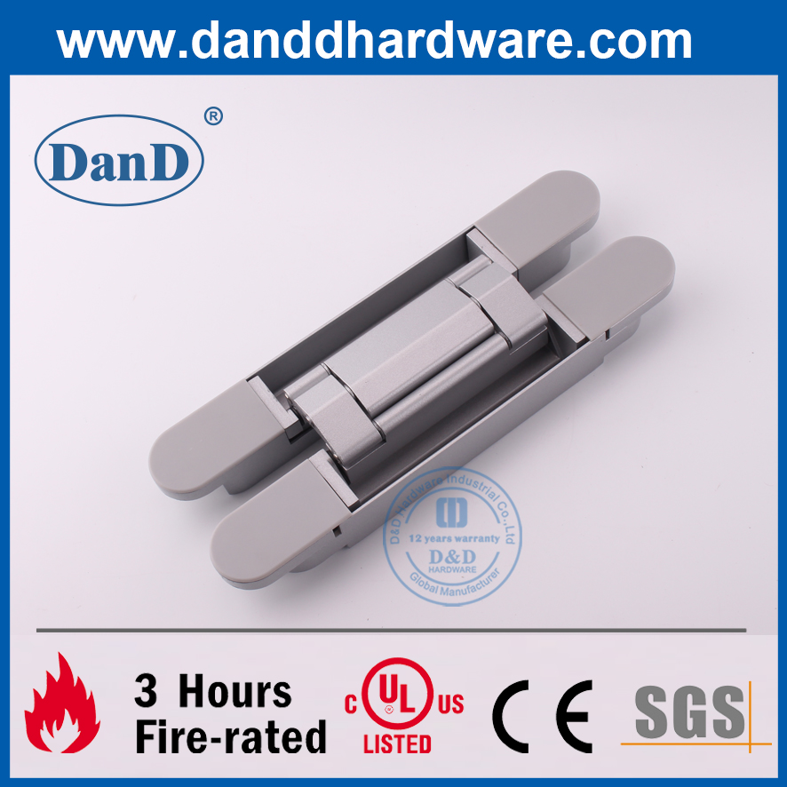 Aleación de zinc de alta resistencia 3D Bisagra de la puerta invisible para puerta externa DDCH008-G120