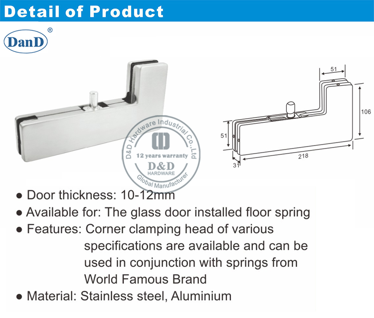 Patch Fitting Crank Clamp-D y H hardware
