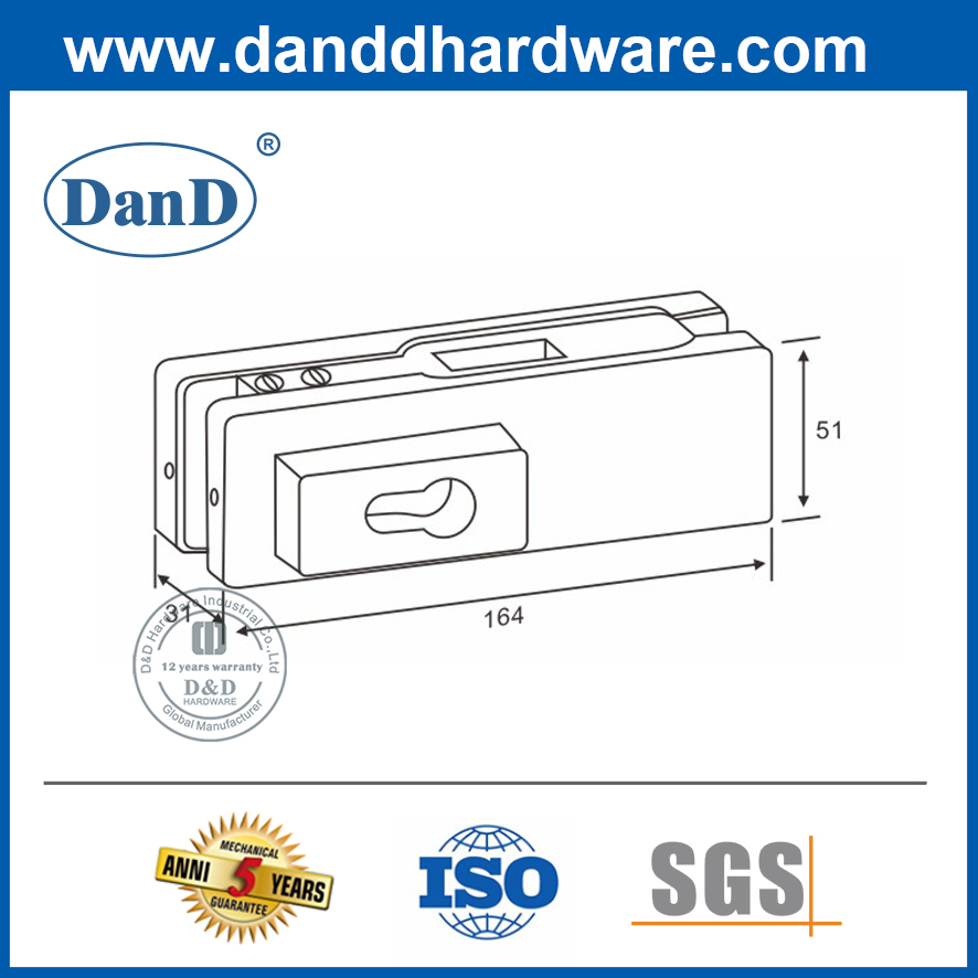 Patch de acero inoxidable de acero inoxidable de acero inoxidable: DDPT004