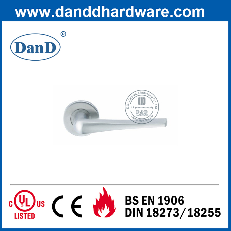 Moderno SS304 DOBLE PUERTA DE PUERTA PUERTURA MANGAR EN ROUND ROSE-DDSH022