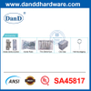 2 puntos Panicing Hardware de puerta de pánico UL305 Hardware de acero Vista vertical Panic Salida Dispositivo-DDPD027