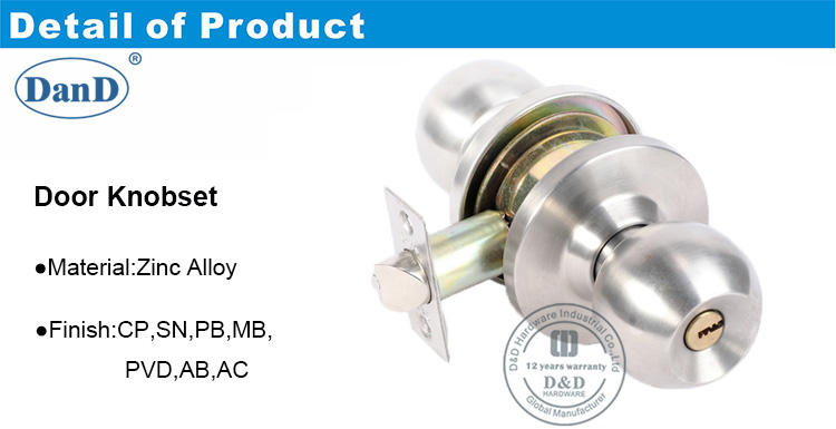 Puerta de entrada Lock-DDLK038-D y D Hardware