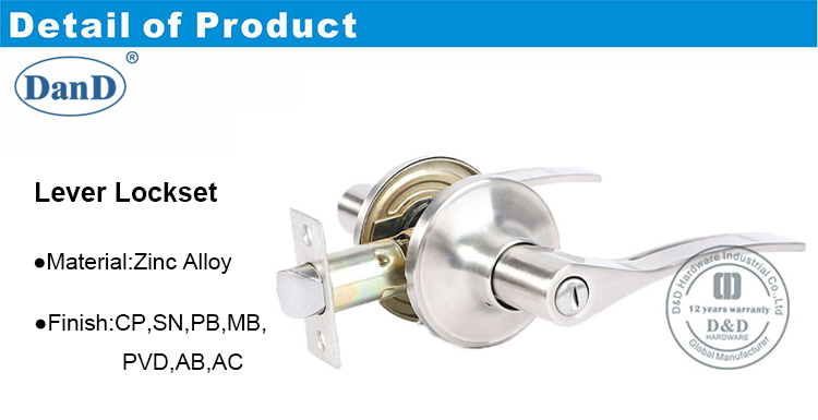 Puerta de madera Lockset-ddlk017-dy hardware