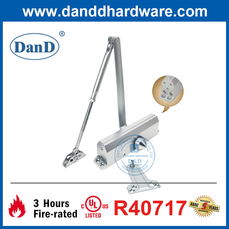 Modern Style UL Fire Barrier Free Door más cerca con Backcheck-DDDC020BC