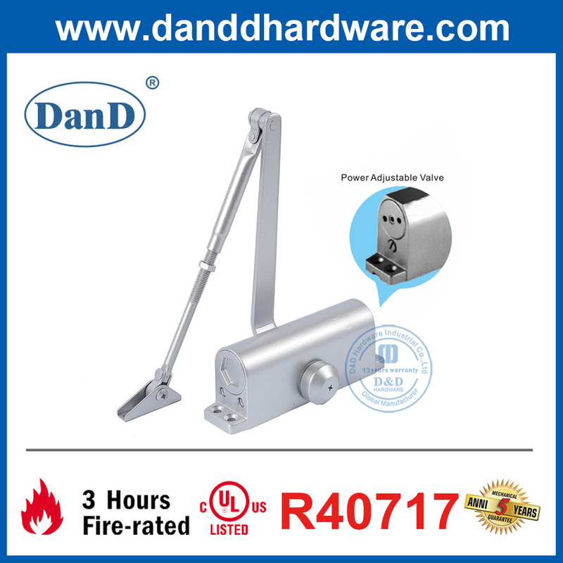 Fácil Cerrar mejor UL Listado Fire Door Closer Backcheck-DDDC038BC