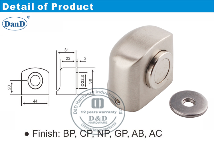 Tope de puerta magn&eacute;tica