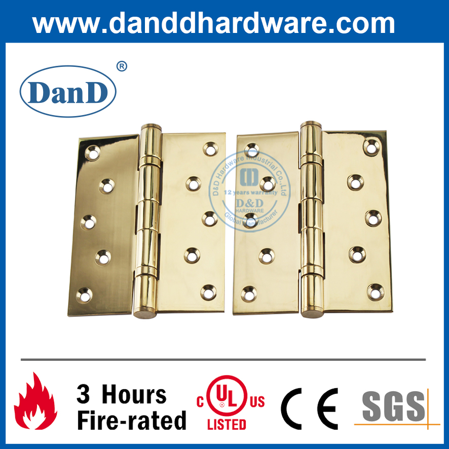 Hardware arquitectónico de latón pulido de acero inoxidable de UL CE para puertas con clasificación de incendio-DDDH004