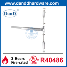 UL ANSI Grado 1 SS304 Varilla vertical Salida de emergencia PUERTA PUESS BAR-DDPD004