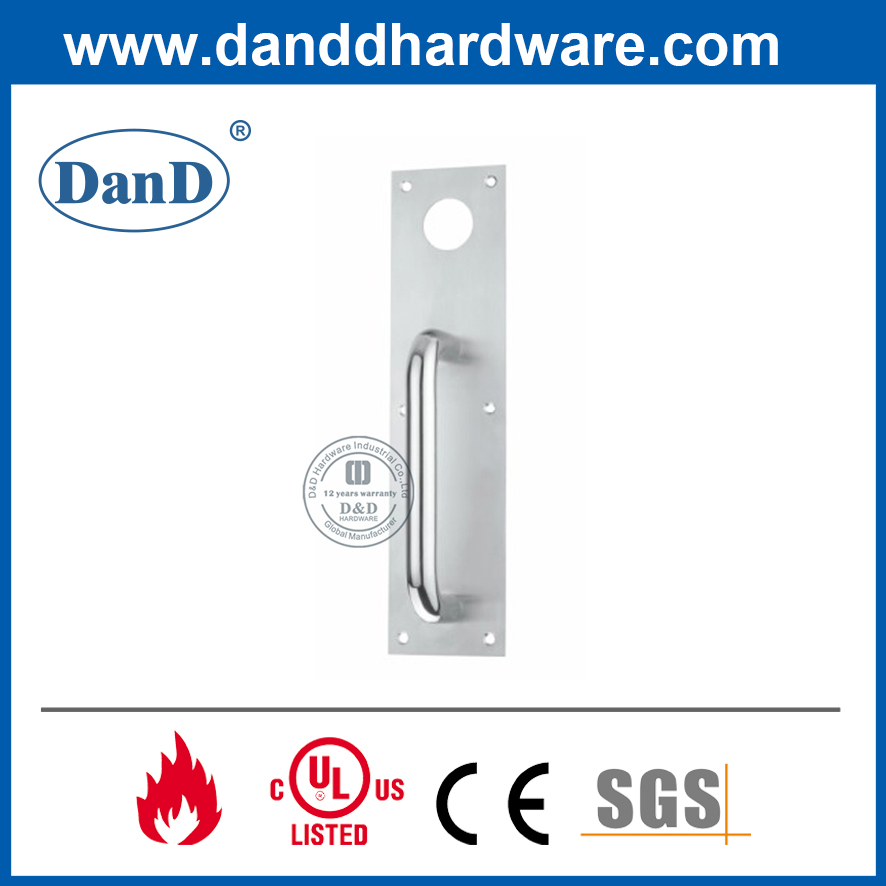 Fuego de salida Hardware Sus304 Noche Placa de pestillo para la puerta de escape-DDPD019