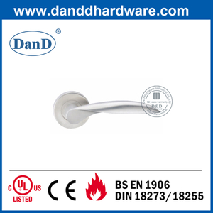 Mango de puerta rosetón redondo de acero inoxidable 304 para puerta de metal-DDSH026