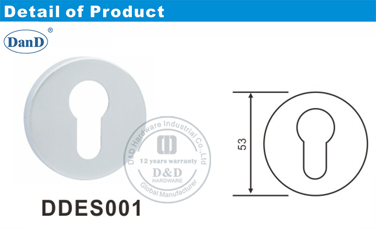 Rosette Escutcheon-D y D Hardware