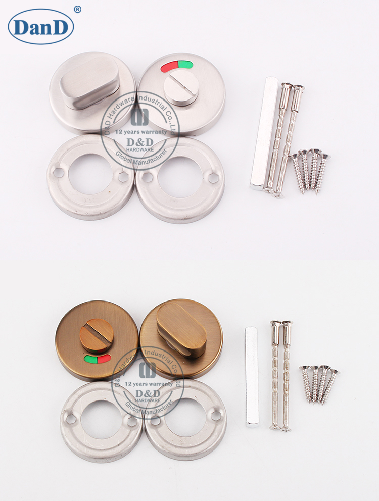 Thumbtur y lanzamiento con indicador-D y D hardware