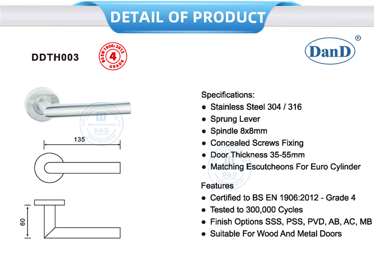 Mango de puerta interior 