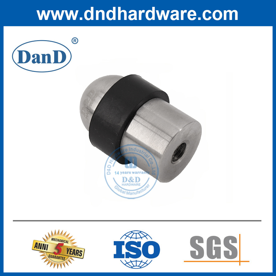 Parada de puerta interior de acero inoxidable satén contemporánea para la seguridad-DDDS008