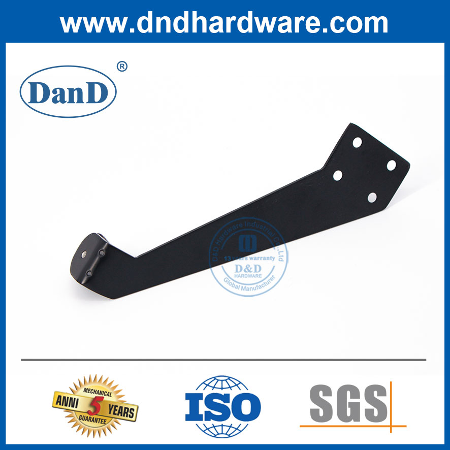 Mejor seguridad Puerta negra Detente de acero inoxidable Puerta externa Puerta Marco de puerta montado ddds026