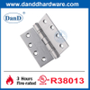 Bisagras de puerta plateada UL Listadas Bisagras de rodamiento de bolas para puertas-DDS001-FR-4X4X3.4