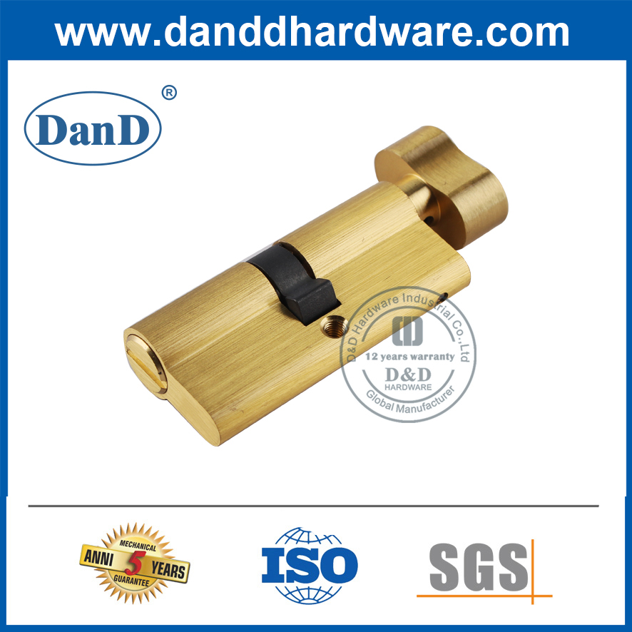 Cilindro de bloqueo de lat&oacute;n manchado