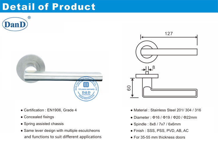 Puertas de hierro Handles-D y D Hardware