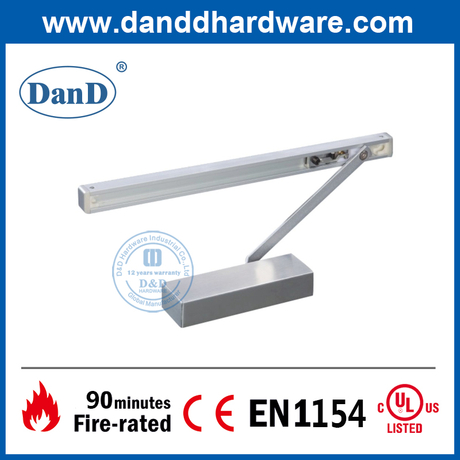 Control de puerta corredera hidráulica de aluminio tranquila de 180 grados: DDDC008