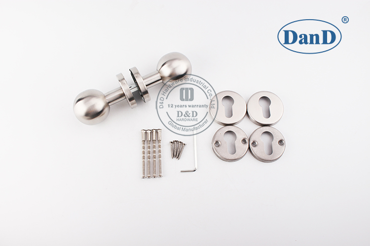 Puerta de acero inoxidable Knob-D y Hardware D
