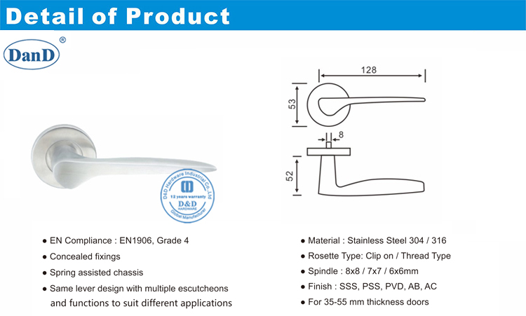 Puerta contempor&aacute;nea Handle-D y D Hardware