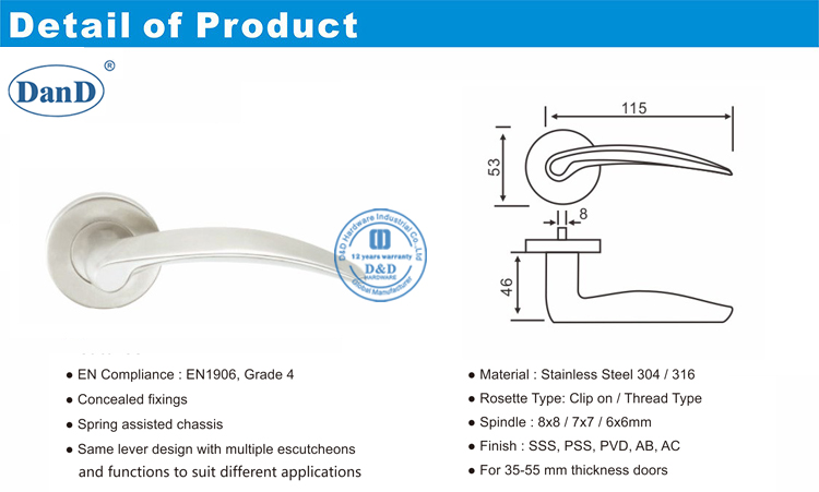 Puerta contempor&aacute;nea Handle-D y D Hardware