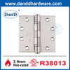 Las bisagras de la puerta de acero inoxidable con clasificación de incendio en la lista de UL, bisagras de la puerta dentro de la puerta-DDS002-Fr-4.5x4.5x3