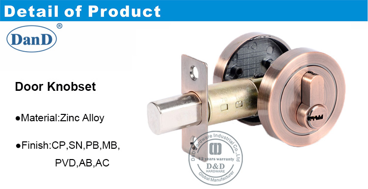Cilindro muerto Lock-DDLK028-D y D hardware