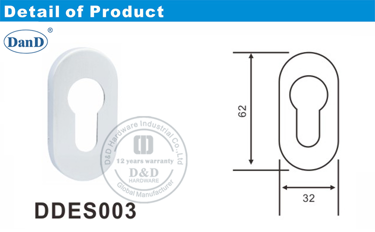 Rosette Escutcheon-D y D Hardware