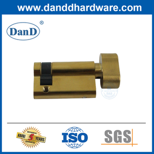 Cilindro de rumbo de la puerta de la puerta de medio cilindro de latón sólido 45 mm para puerta de madera-ddlc009