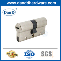 Cilindro de cerradura de puerta doble de latón sólido de alta seguridad con llaves-ddlc021