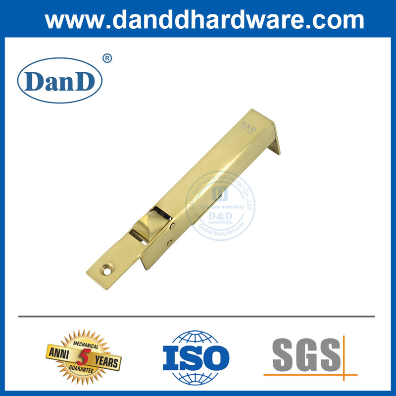 SUS304 Gold Spring Sideways Bold de puertas automáticas para entrada pública DDDB023