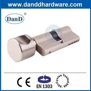 BS EN1303 70 mm Single Open Thumbturn Brass Cylinder-DDLC001-70 mm-sn