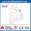Las bisagras de puerta de acero inoxidable con clasificación de incendio de UL para UL para Hotel-DDSS001-FR-4X3.5x3