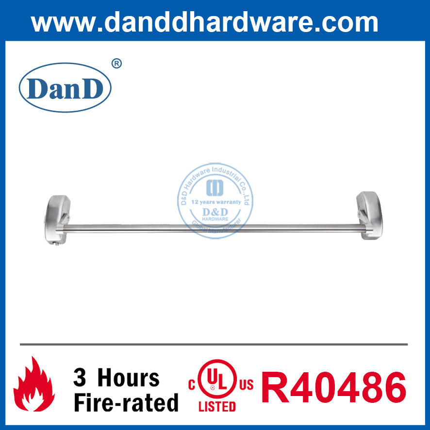 Dispositivo de salida de pánico de barra transversal SS304 para Fire Escape Door-DDPD022