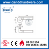 SS304 Satin mezclado con acabado polaco Puerta de palanca sólida Manija DDSH047