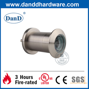 Visor de puerta de seguridad de 200 grados de aleación de zinc para puerta de madera-DDDV005