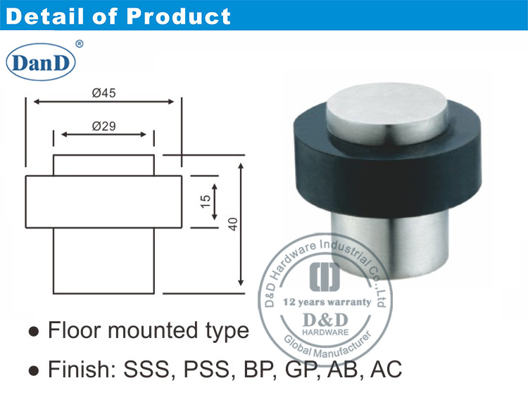 Hardware de Door Stop-D y D
