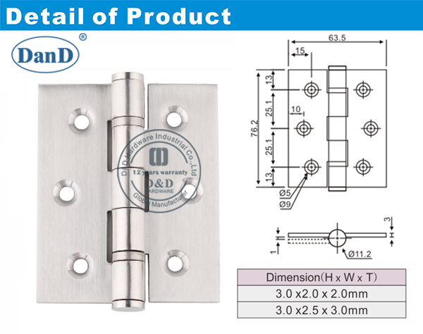 Lavadora de acero inoxidable Hingware Hinge-D y D